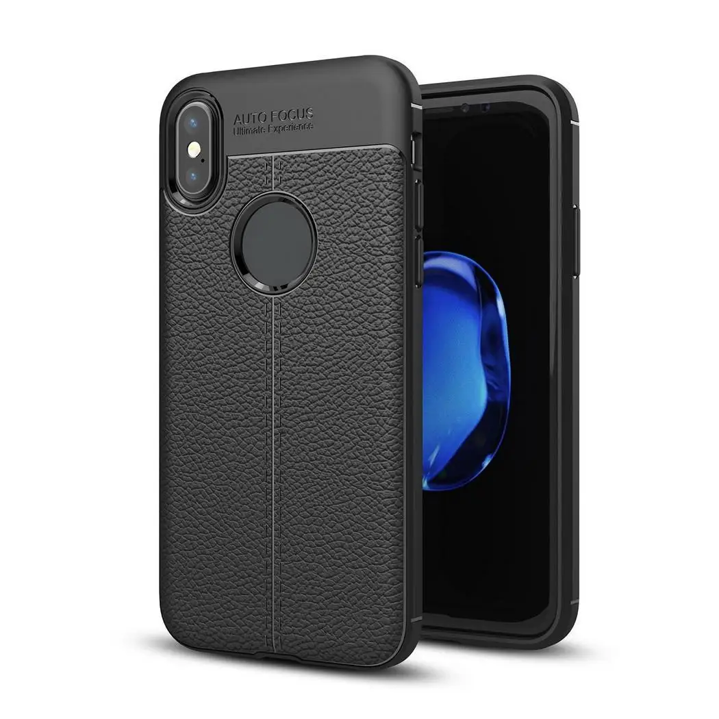 Non-slip Anti-fingerprint Heat Sink Soft Litchi Fashion Pattern Back Cover Creative Phone Protection Case | Мобильные телефоны и
