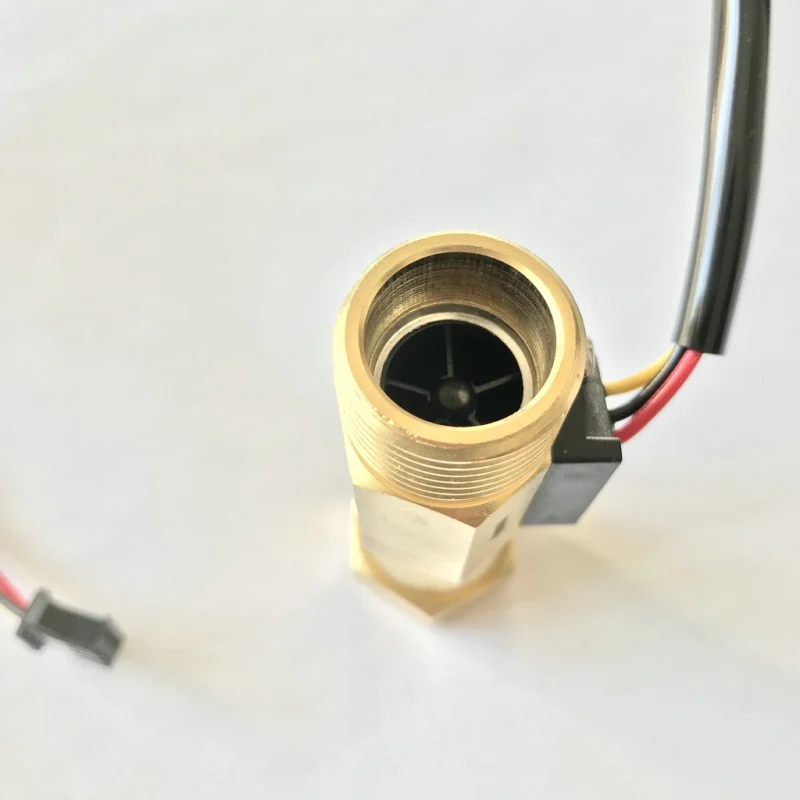 USC-HS21TF Ultisolar Hall Effect Flow Sensor Water 1-30L/min BSP G1/2&quot Threaded End 1% Repeat error Turbine flowmeter with Union |