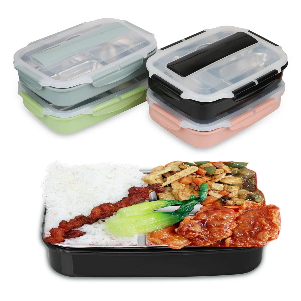 Столовые приборы HOOMIN Bento Box Ланч бокс для пикника офиса школы микроволнового