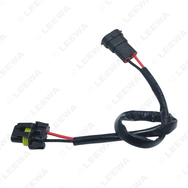 LEEWA 2 шт. 12 В Авто H11 до 9005/9006 Штекер кабель питания HID конверсионный комплект