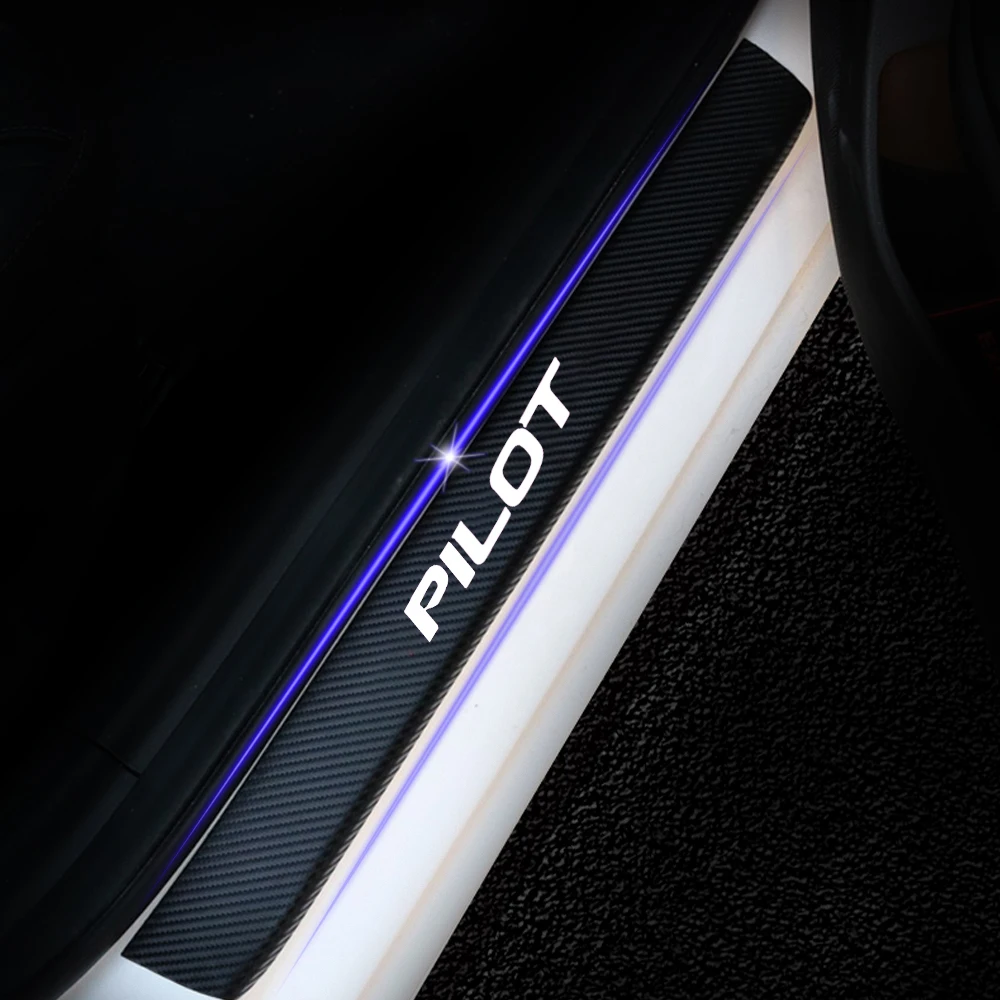 Автозапчасти углеродное волокно для Honda Pilot порог порога двери накладка