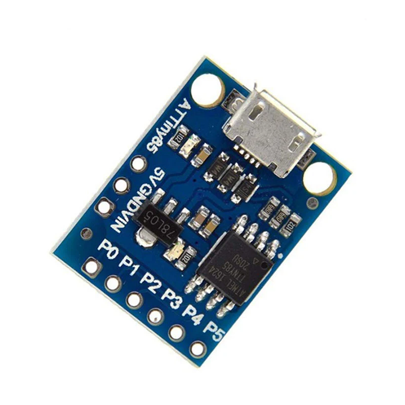 Синий черный TINY85 Digispark Kickstarter Micro Development Board ATTINY85 модуль для Arduino IIC I2C USB 5V Mini