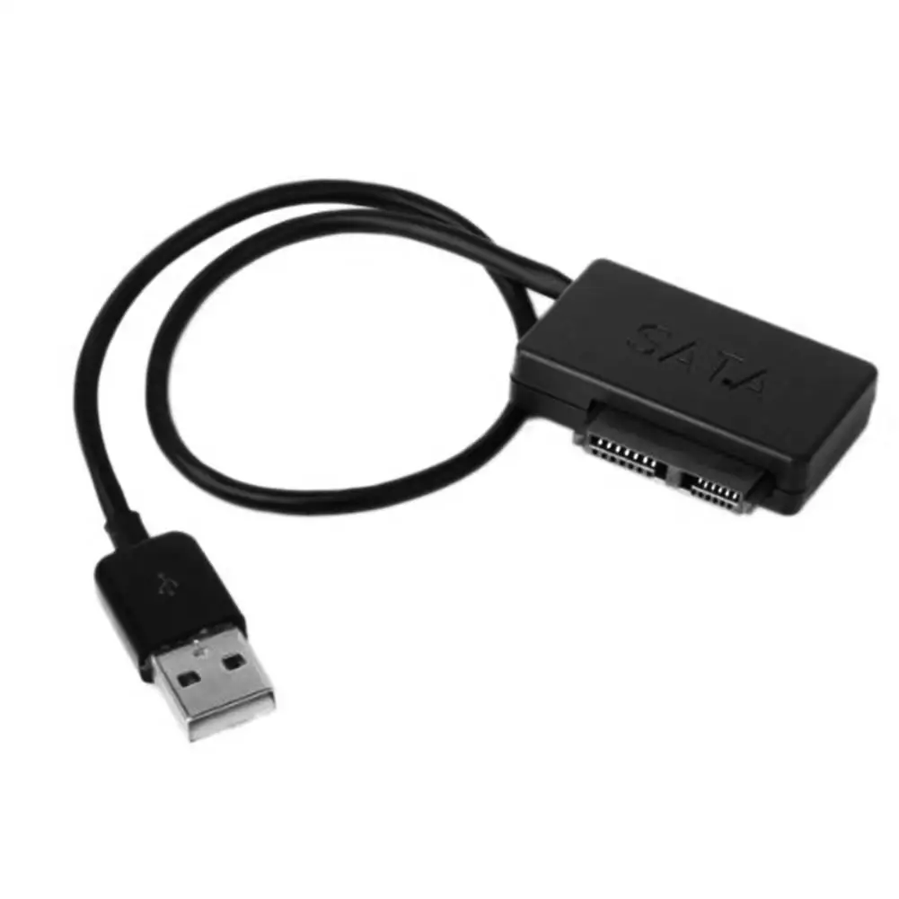 

Кабель Sata для ноутбука 0,3 метра, адаптер SATA к USB 6P + 7P SATA к USB2.0 cd-rom, 13-контактный адаптер