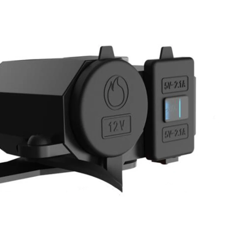 Водонепроницаемое зарядное устройство для автомобиля лодки мотоцикла с двумя USB