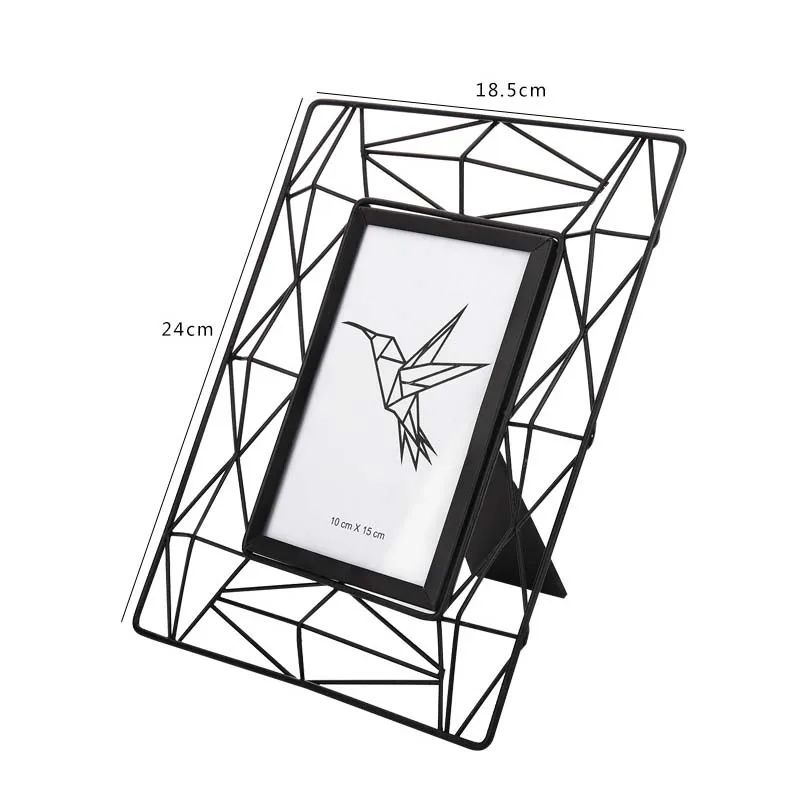 ALIM HOT Pendulum Photo Frame Creative Hollowed Iron Skeleton Desktop Baby | Дом и сад