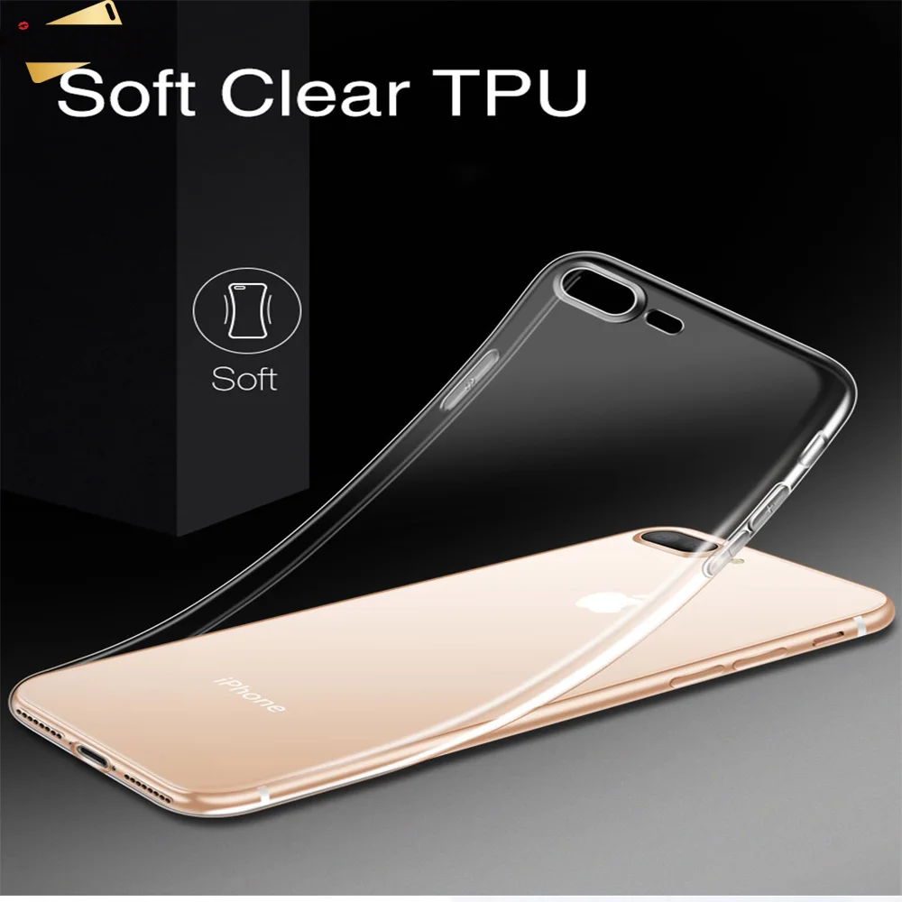 KISSCASE Clear Phone Case For Xiaomi 8 SE 6 A1 6X Soft Silicone Redmi 4X 4A 5A 5 Plus Note Fundas Covers |