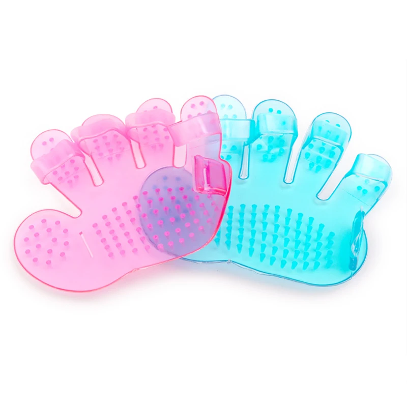 New Pet Gloves Combing Deshedding Cats Dogs Brush Glove Efficient Massage Grooming Big Easy Hair Away | Дом и сад