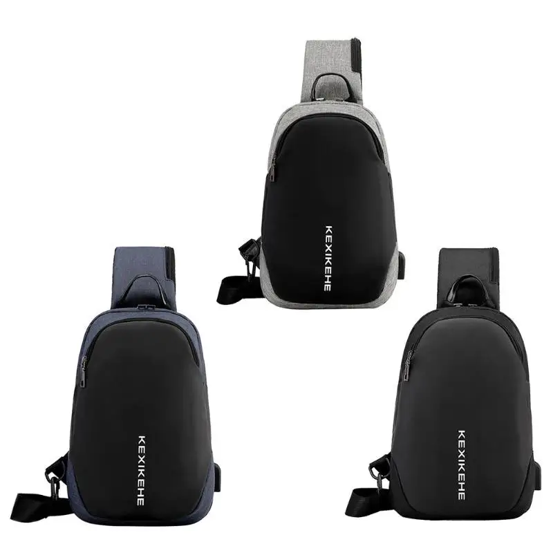 2019 новый многофункциональный отдых большая вместимость USB порт анти вор сумка