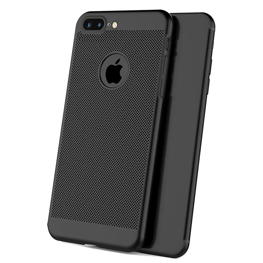 Ультра тонкий чехол для iPhone X XS Max XR рассеивания тепла Чехол Жесткий ПК iPhone5 5S 6 6s 7 8