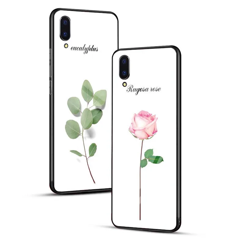 Cute Cartoon Paint Tempered Glass Case For Xiaomi Redmi 5 5Plus 5A 6 6A 6Pro S2 Note pro 4X Pro Cases Soft TPU Edge Cover |