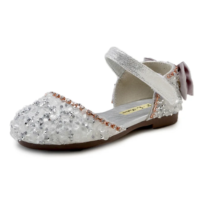 

New Toddler Girl Shoes For Kids Girls Sandals Princess Shoe In Will Child Performance Dance Shoe Drill Baotou Shoe