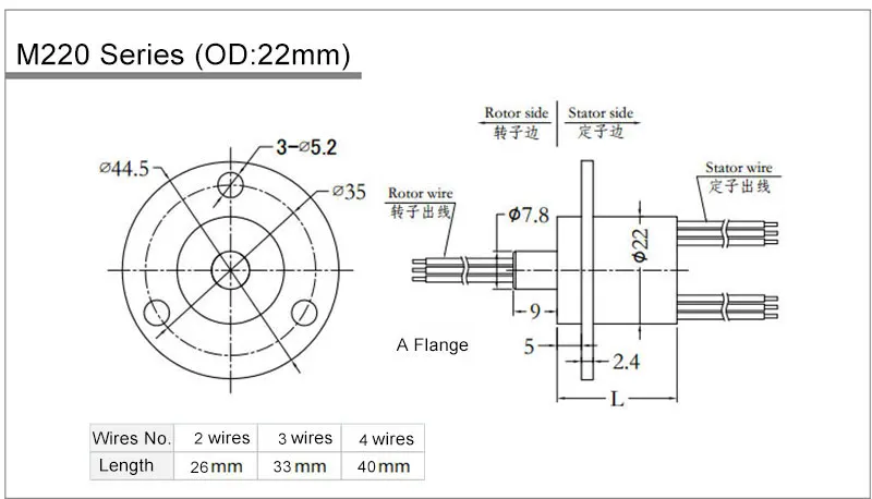 

Rotate Slipring Electrical Collector Rings 12 Channel 2A Flat Capsule Slewing Slip