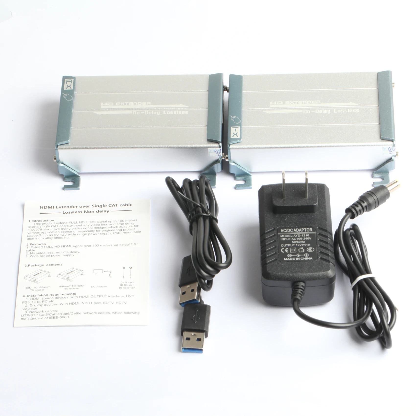TreasLin USB HDMI KVM Extender Over Single Cat 5e/6/7 Ethernet Cable- Signal Extension Up to 80m- Keyboard Mouse Support on.ТреасЛин USB HDMI KVM-устройство расширителя сигнала по одному кабелю Ethernet Cat 5e/6/7 - расширение сигнала до 80 метров - подде