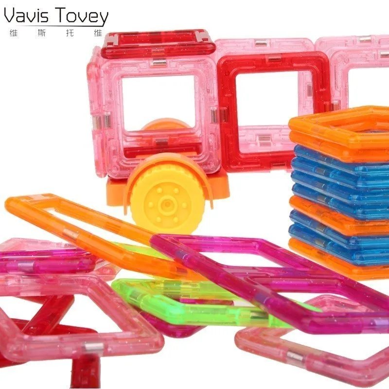 Vavis тови мини 3D DIY детские игрушки образовательные магнитные блоки модели