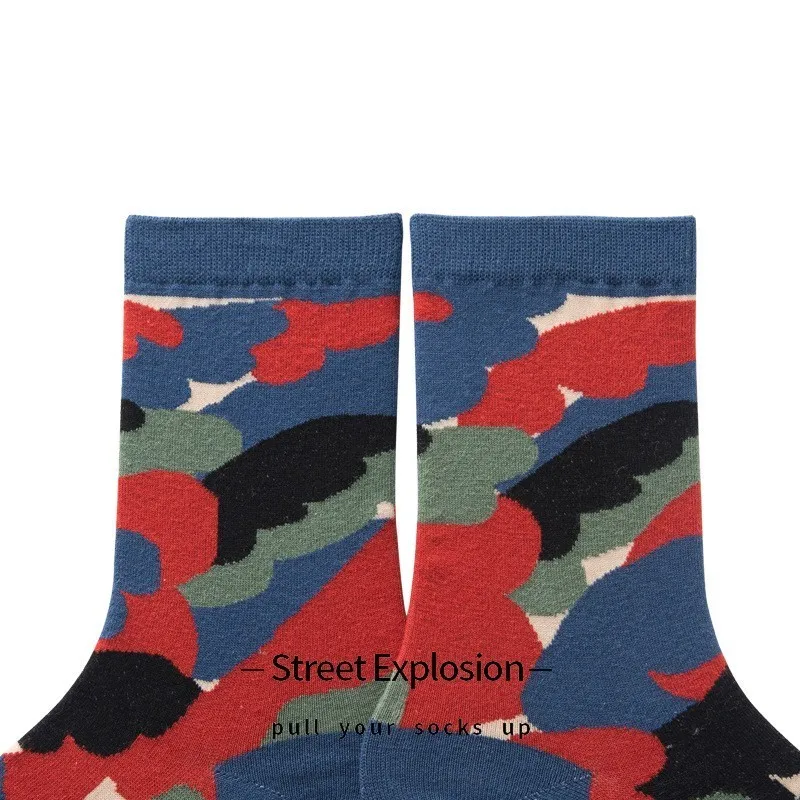Happy Socks/женские оригинальные носки с абстрактным рисунком Модные женские