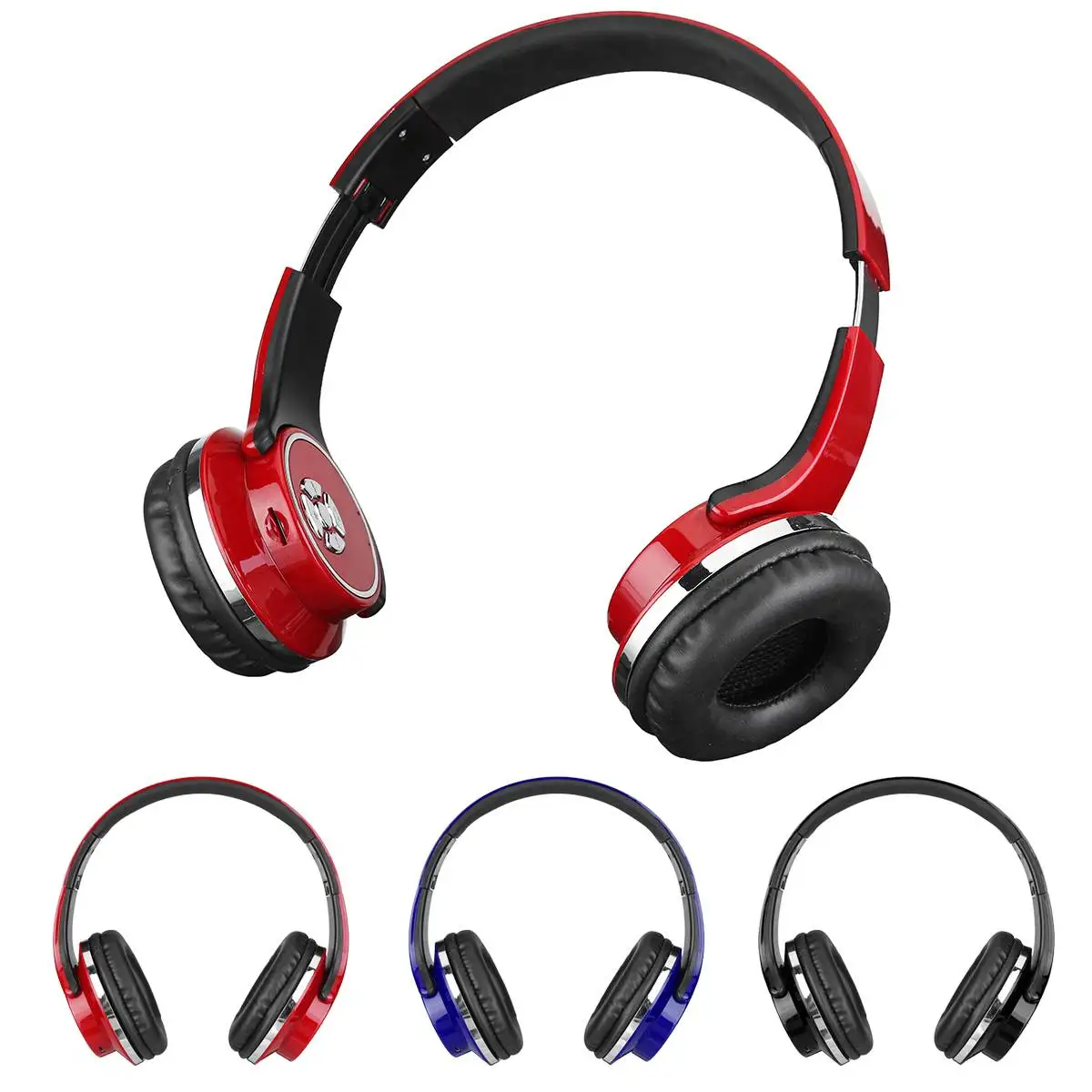 HOPESTAR bluetooth наушники 2 в 1 динамик с микрофоном Складной FM радио музыка MP3 MP4