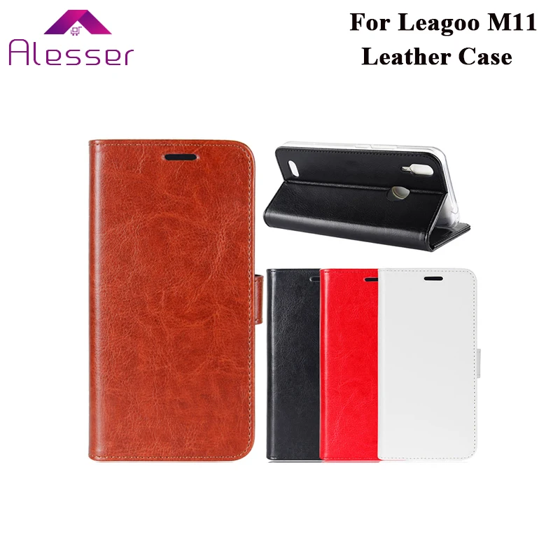 Алессер для Leagoo M11 кожаный чехол флип 6 18 ''защитный аксессуары телефона Fundas Coque