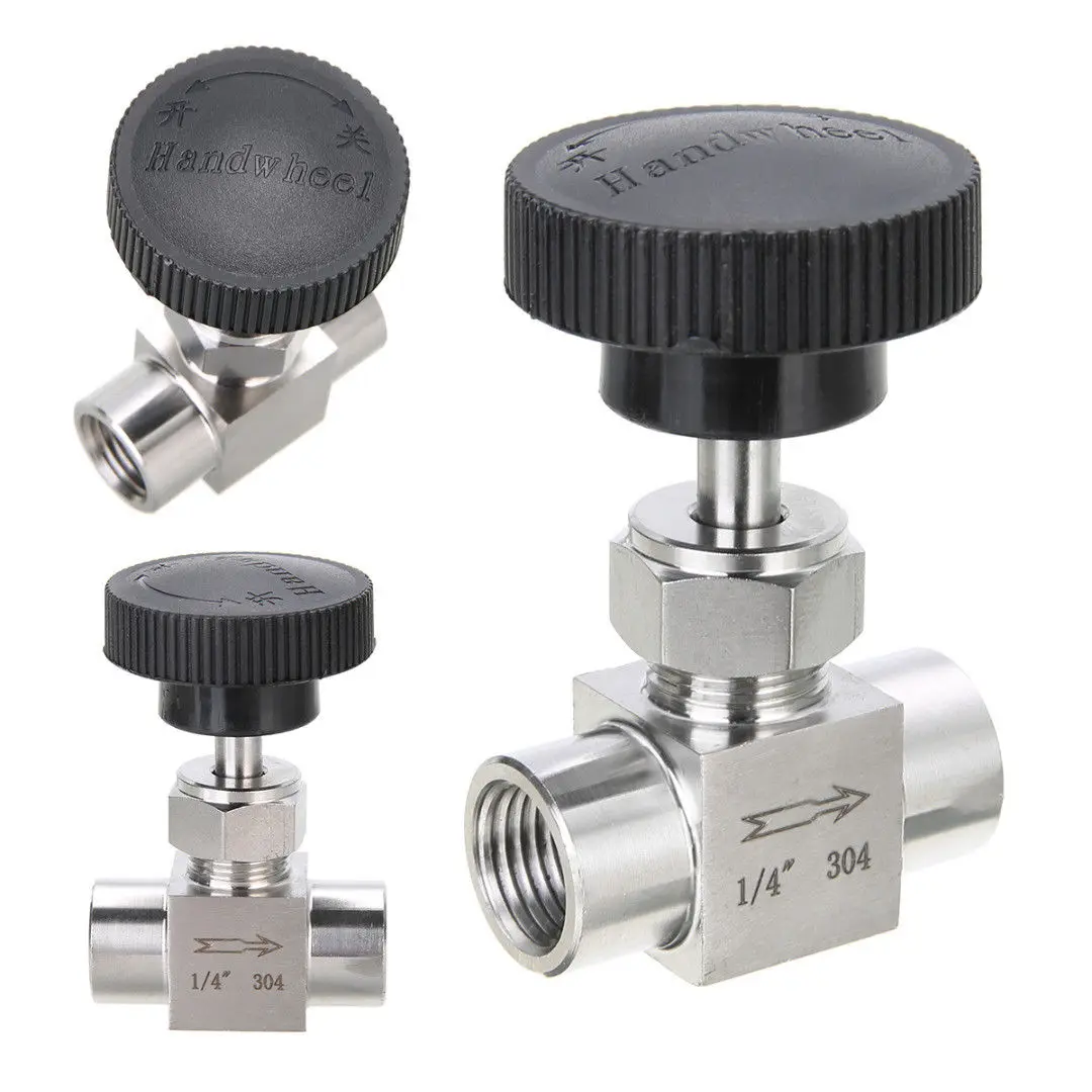 304 нержавеющая сталь 1/4 &quot915PSI игла внутренняя резьба клапана контроль потока