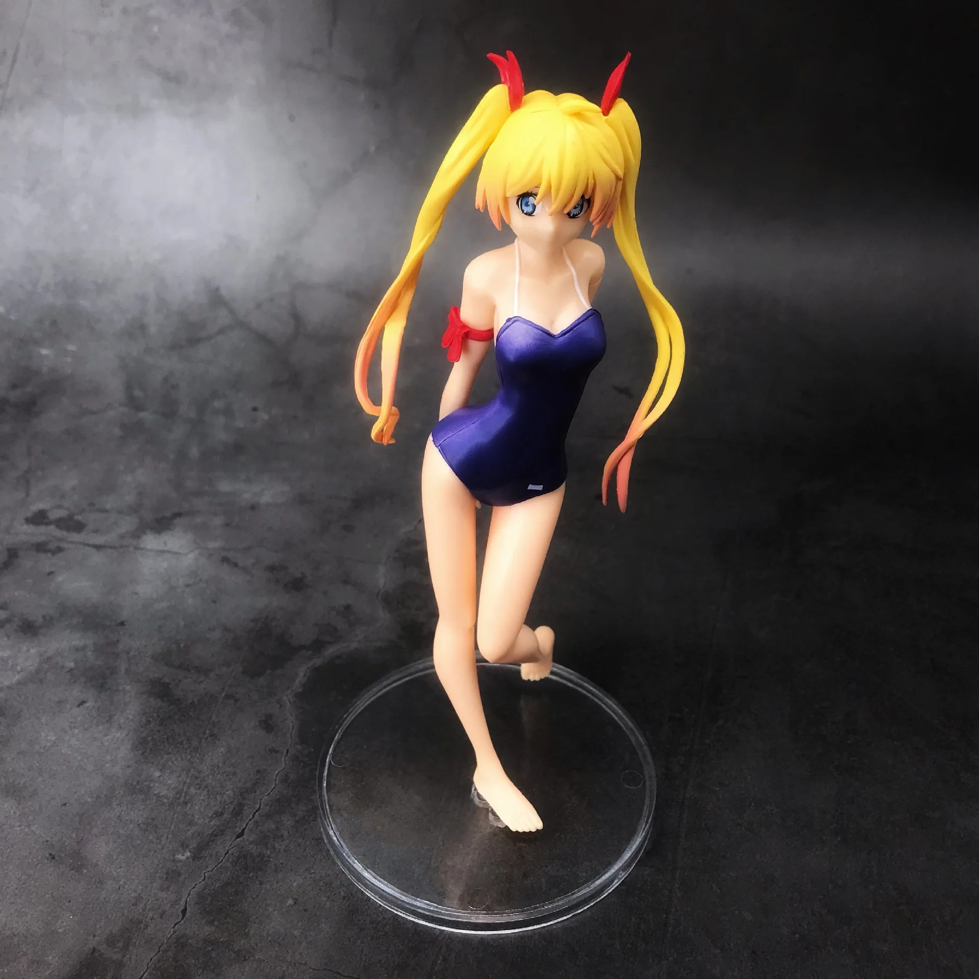 Nisekoi Аниме фигурку Kirisaki Chitoge синий купальник версия модели ПВХ игрушка в бикини
