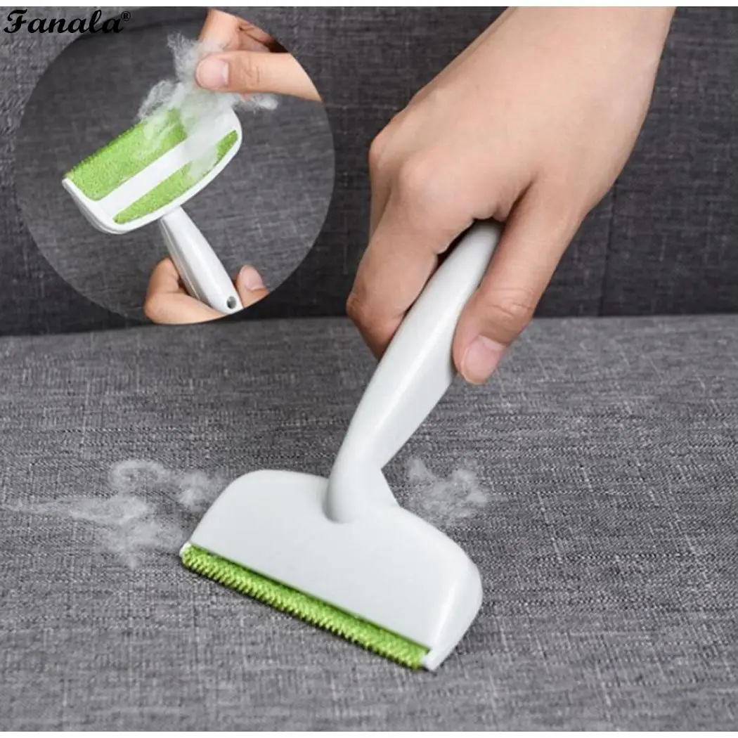 Portable Hair Remover Brush Manual Clothes Casual Pets White Cleaning Tool | Дом и сад