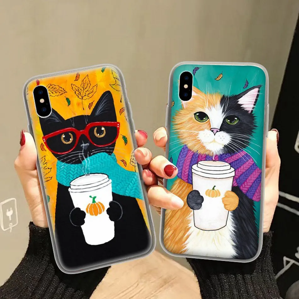 Чехол kisscase для iPhone 7 8 Plus 6 6S милый мягкий чехол из ТПУ X 5 5S SE аксессуары телефонов |