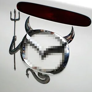 3 цвета дьявол 3D наклейка на автомобиль стайлинга автомобилей Наклейка для MAZDA 3 6 2 CX5 2018 CX-5 CX3 2017 323