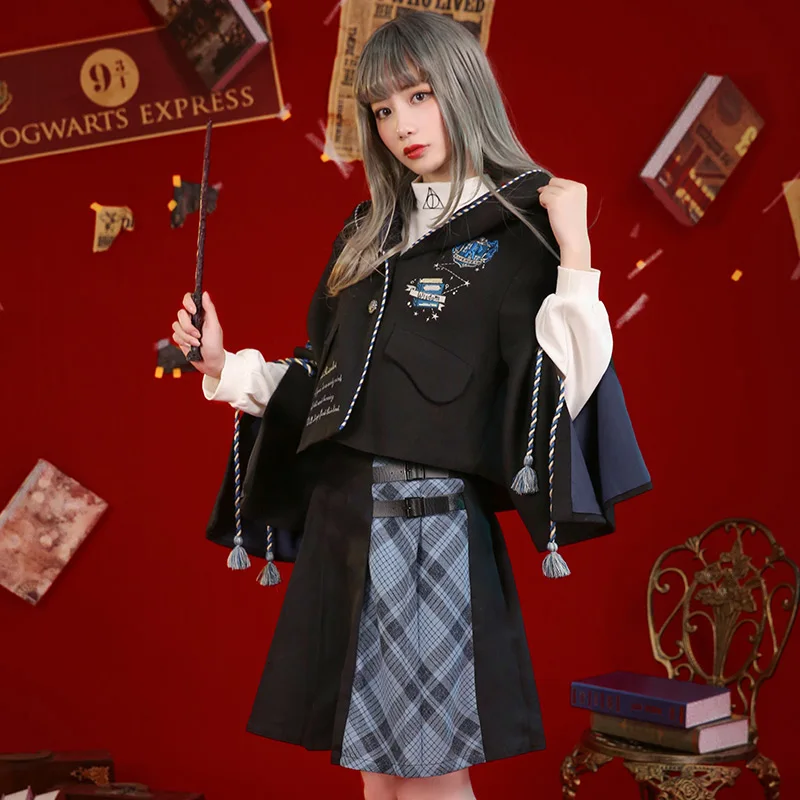 Ravenclaw Косплей шарф Харрис Поттер костюм рубашки Толстовка coleccion куртка для женщин мужские наборы