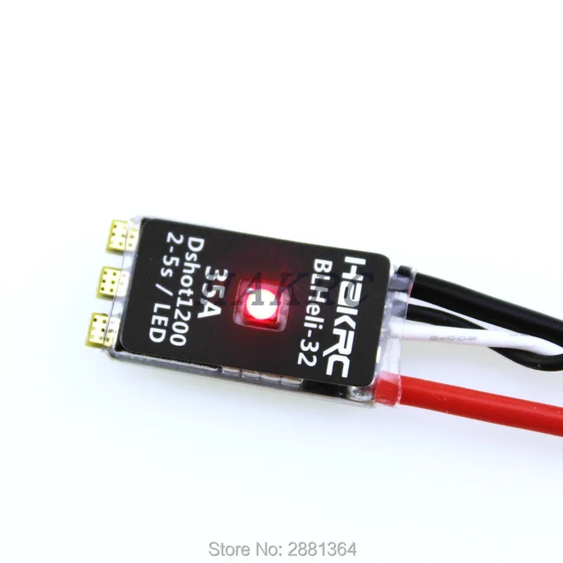 Оригинальная Светодиодная лампа HAKRC BLHeli_32 Bit 35A 2-5S ESC встроенная светодиодная