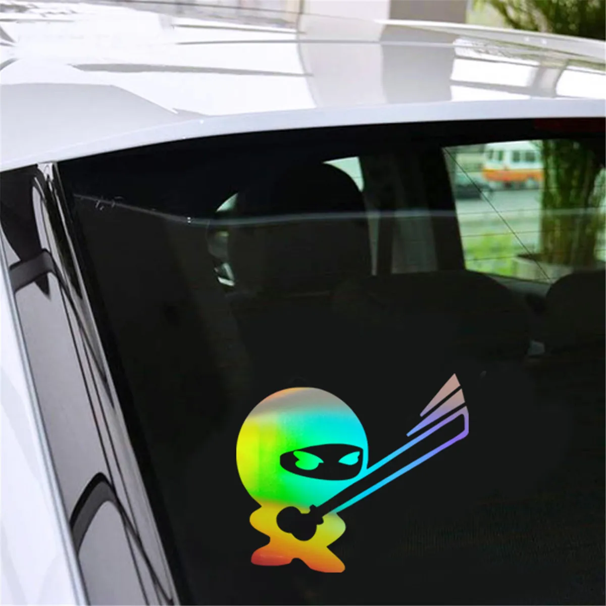 Прекрасные защищенные NINJAS наклейки для окон автомобиля бампер виниловая
