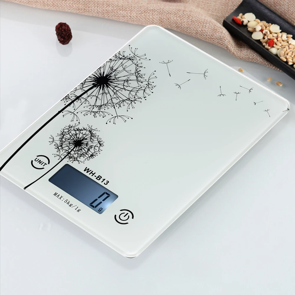 

LCD Touch Screen Kitchen Scale Backlight Digital Food Electronic Weight Balance for Baking Cooking Tare Function Kitchen Scale