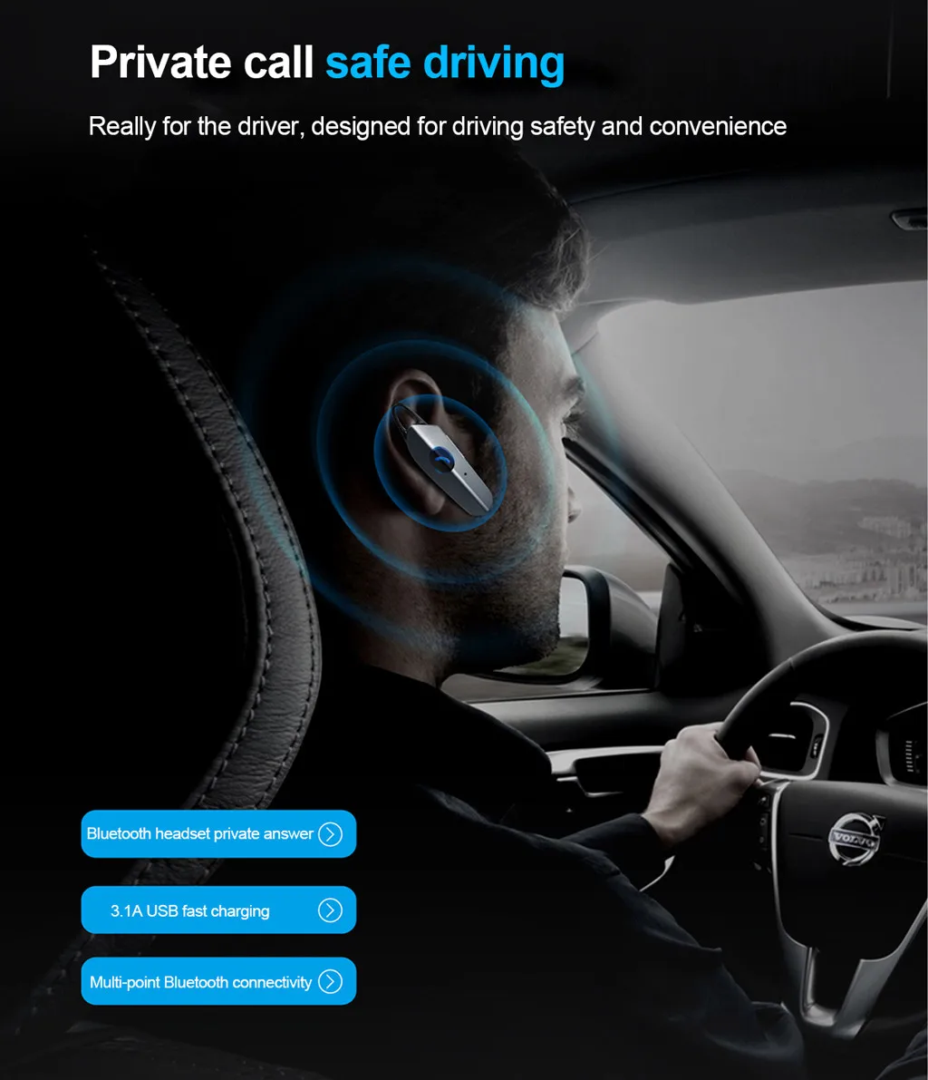 Автомобильный MP3 плеер Bluetooth FM модулятор аудиоплеер беспроводная гарнитура