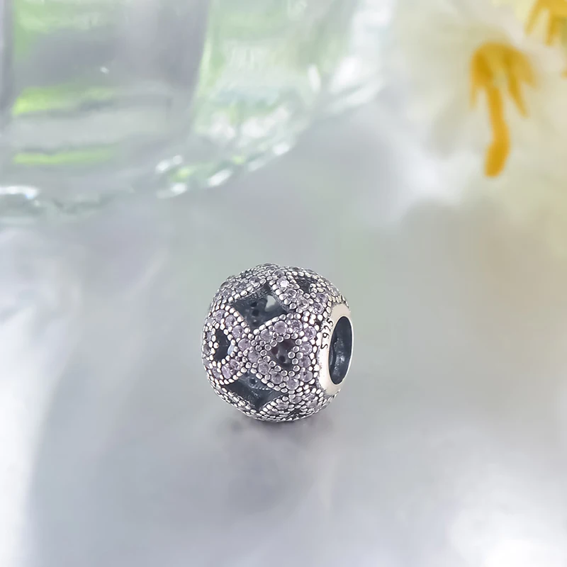 LZESHINE 925 пробы 100% серебро бусины Бесконечная любовь ажурные Шарм Fit оригинальный