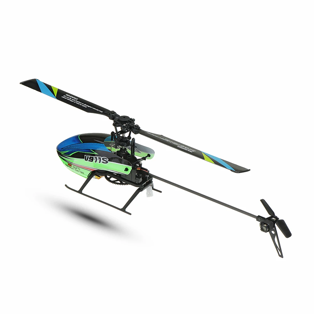 WLtoys V911S 2 4G 4CH 6-Aixs Gyro Flybarless высокоскоростной Радиоуправляемый вертолет RTF для