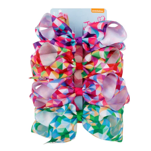 Горячая Распродажа 4 шт./компл. 5 0 &quotJOJO Grosgrain лента для волос бант с зажимом