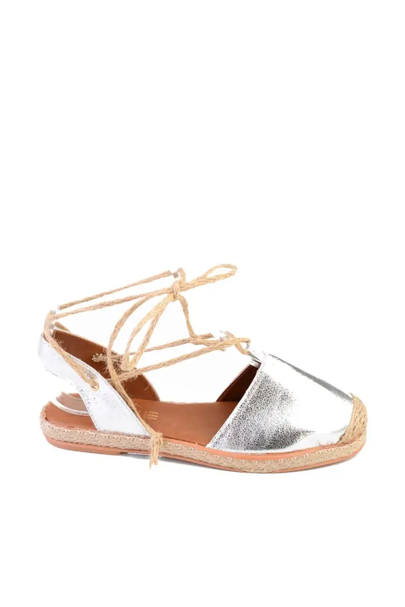 Бэмби серебряные женские Espadril F0395082036 | Обувь