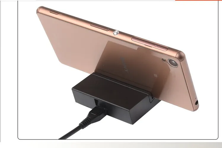 Черное магнитное настольное зарядное устройство для Sony Xperia Z2 L50W зарядная станция