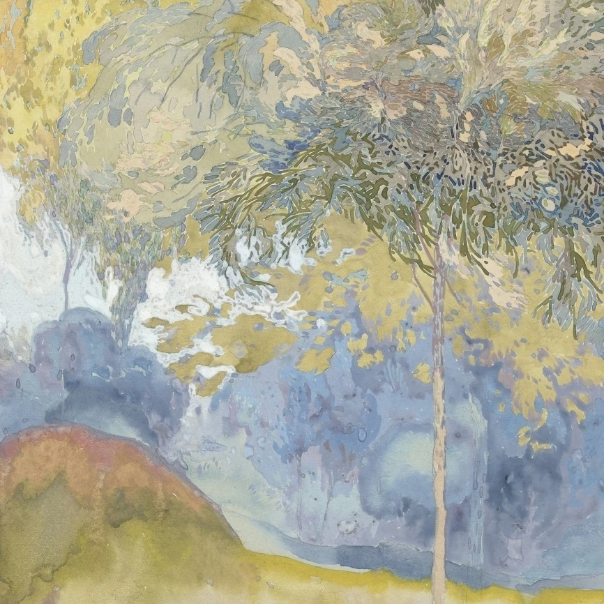 Дендрарий пейзаж плакат печать (18x24)|Таблички и знаки| |