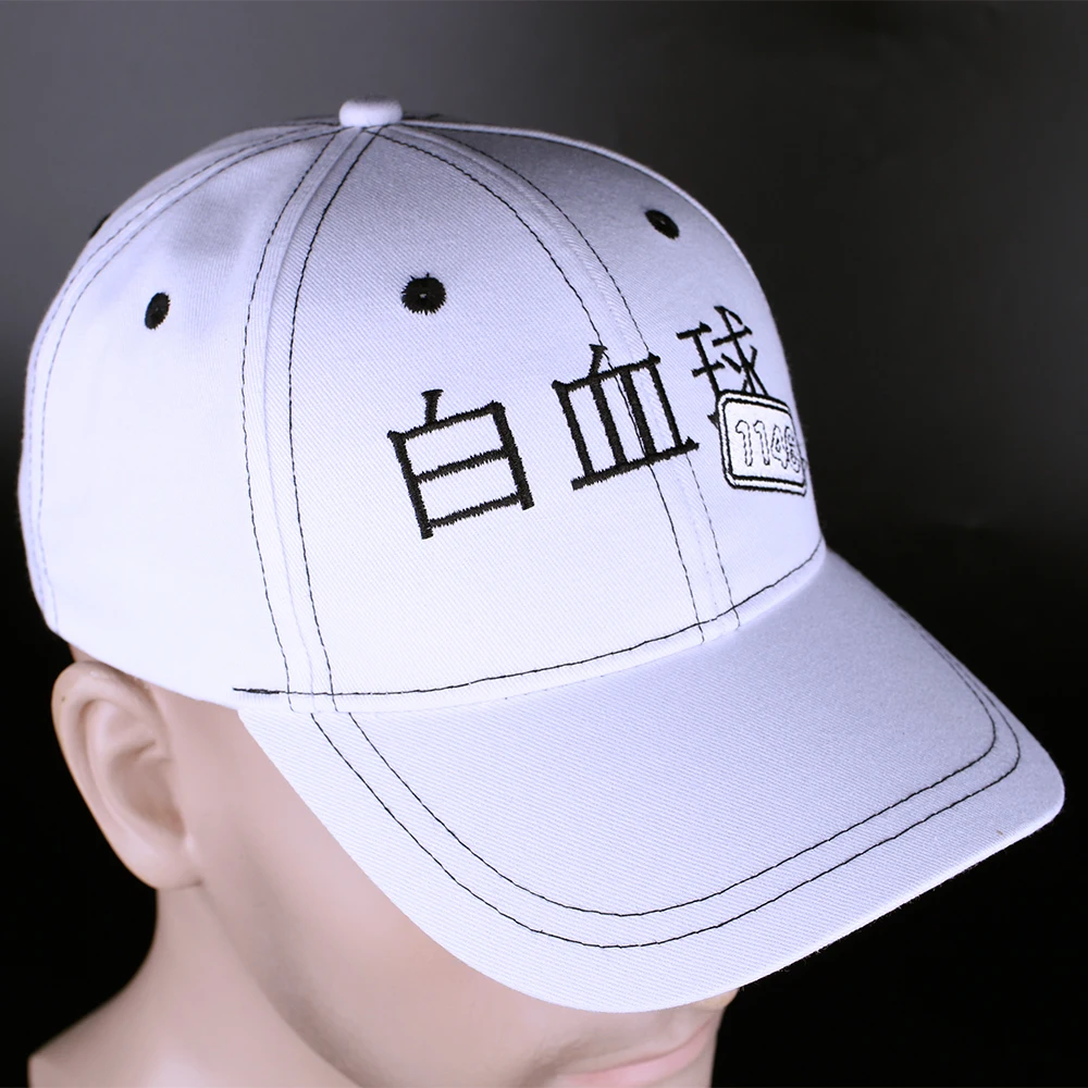 Бейсболка Hataraku Saibou Кепка с вышивкой от солнца и козырьком для косплея|Аксессуары