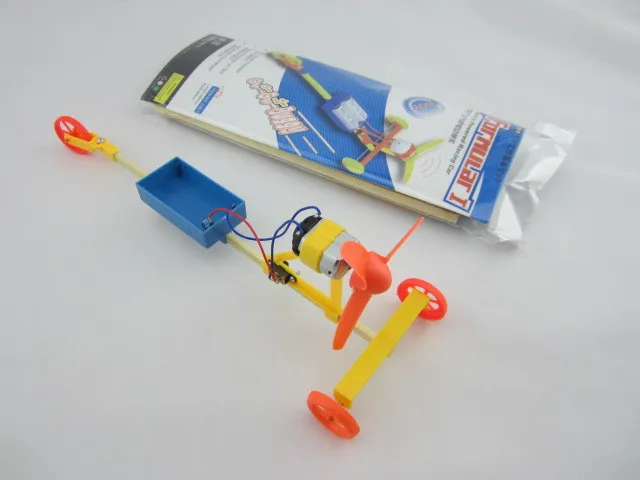 wholesale Fun physics experiment Air driving power racing car DIY materials home school educational kit best gift for kids | Канцтовары