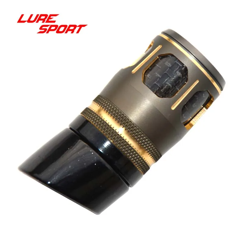 LureSport 2 шт. черная краска катушка для сиденья карбоновая трубка золотой/серый