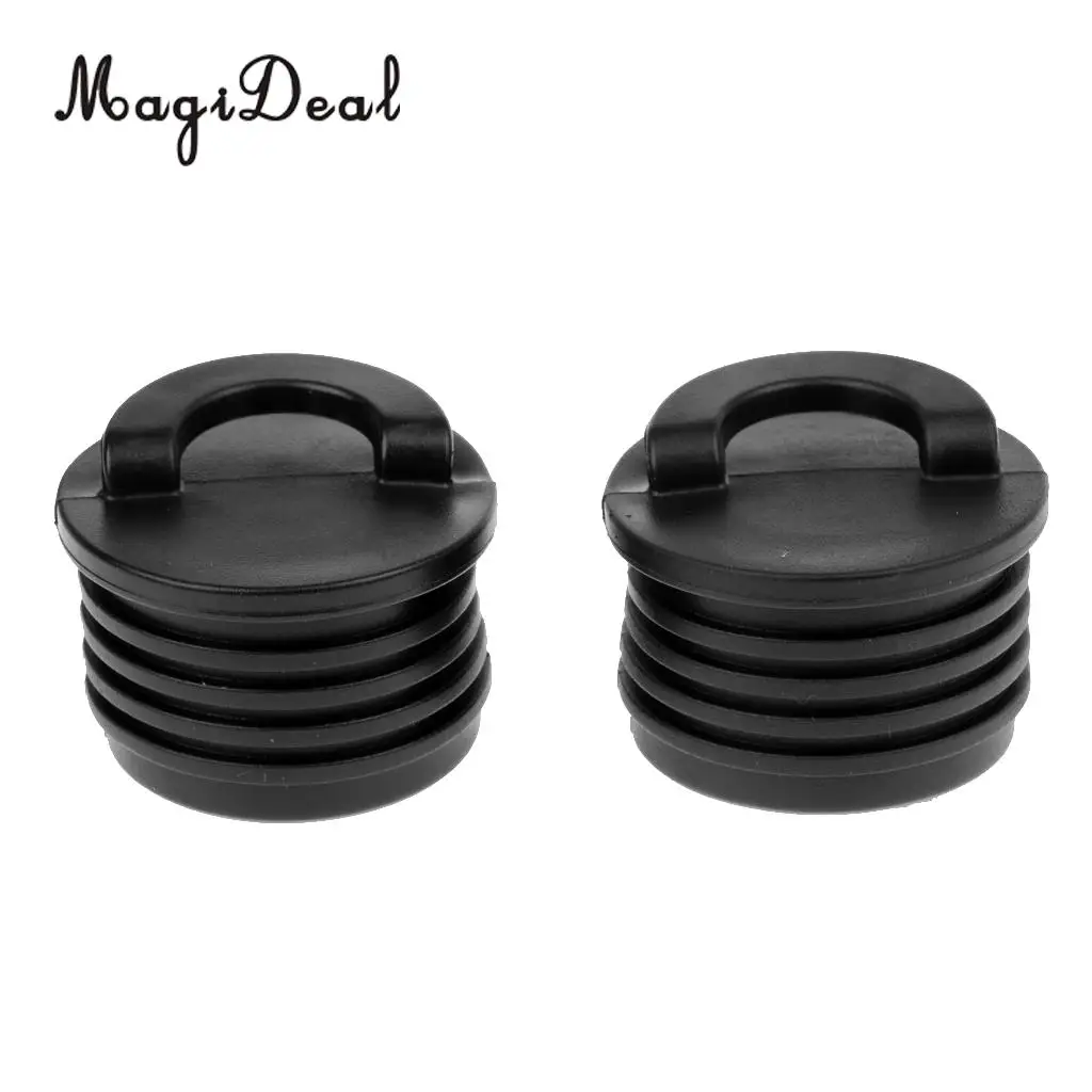 

MagiDeal 2 Pack Kayak Marine Boat Scupper Stopper Bungs Drain Holes Plugs Accessories for Inflatable Fishing Boating Rafting