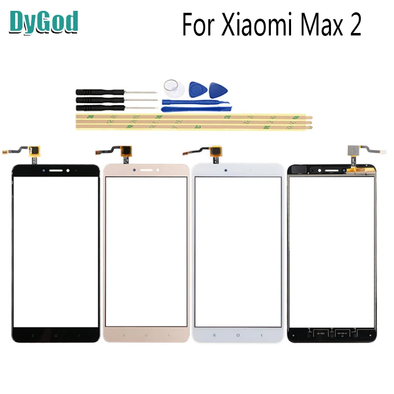 Дигитайзер сенсорного экрана DyGod 6 44 ''для Xiaomi Mi Max 2 стеклянная сменная панель