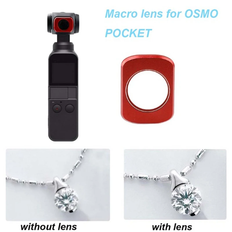 Макро фильтры из алюминиевого сплава для Osmo Pocket Protector Магнитный адсорбционный