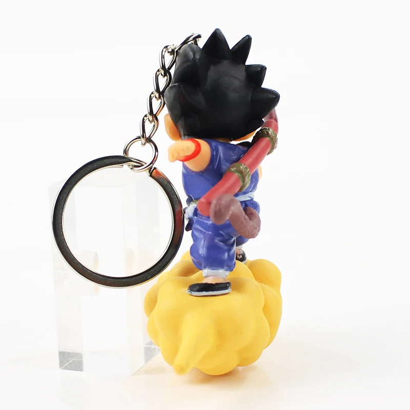 7 см Dragon Ball Z Super Saiyan Son Goku Capriola Cloud Key Bin Baby цепочка для ключей из ПВХ Игрушечная