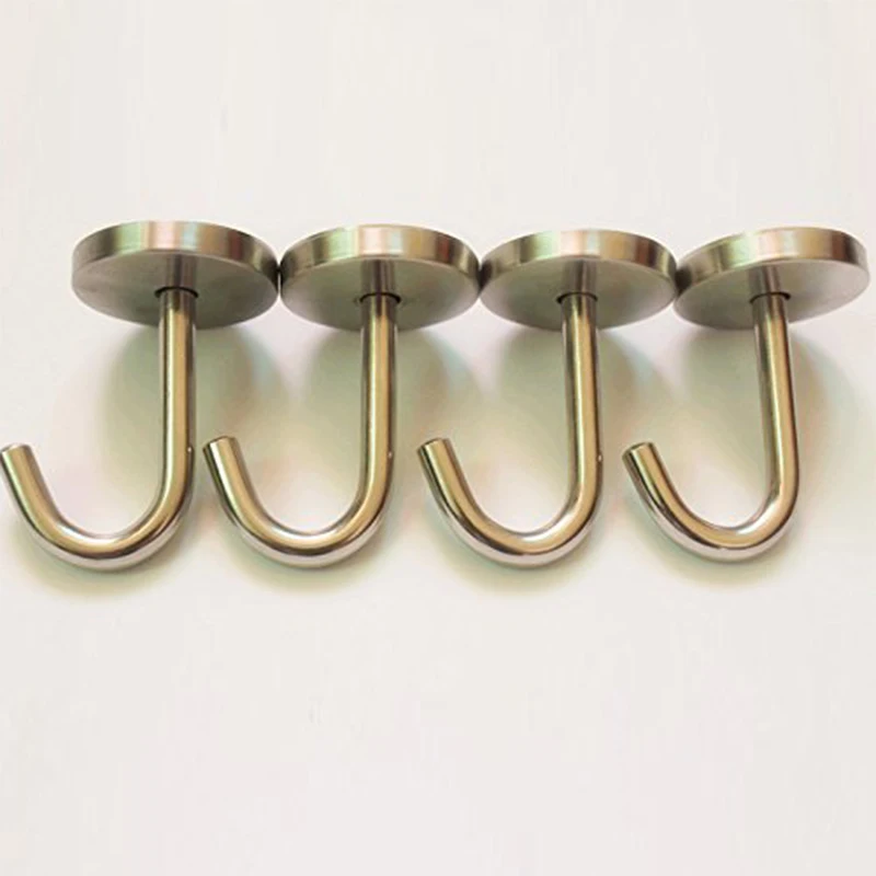 Stainless Steel Screws Mount Ceiling Hooks Coat Hanger(2 INCH 4 Pack) | Дом и сад