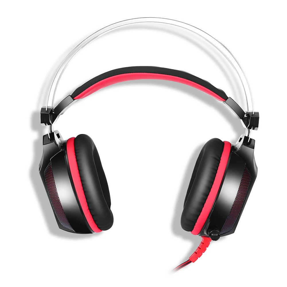 KOTION EACH GS500 Wired Gaming Headsets Headphones with LED Light Microphone Noise Canceling for iPhone Samsung Xiaomi iPad PS4 |