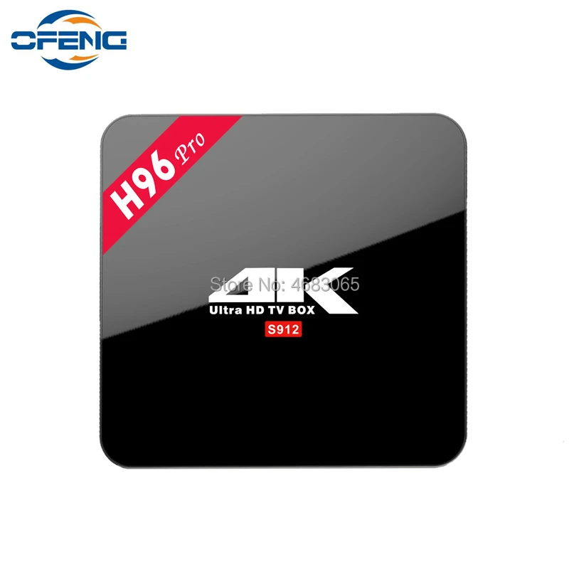 ТВ-приставка H96 PRO Android 7 1 ОС 3 ГБ 32 Восьмиядерный процессор Amlogic S912 2 4/5G WIFI ТВ