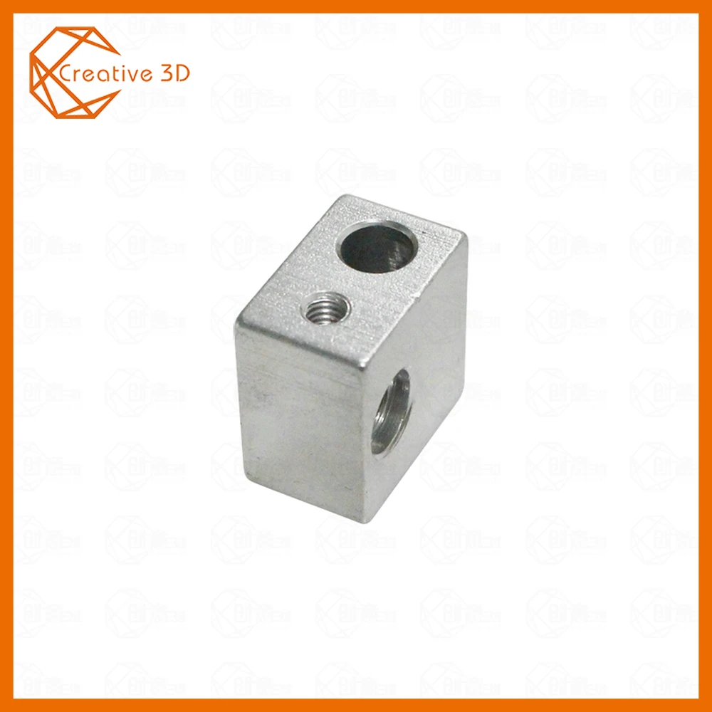 MK10 нагревательные блоки M7 нить для Wanhao Dupicator D4/I3/Dremel 3D принтер 20x20x13 мм алюминиевый