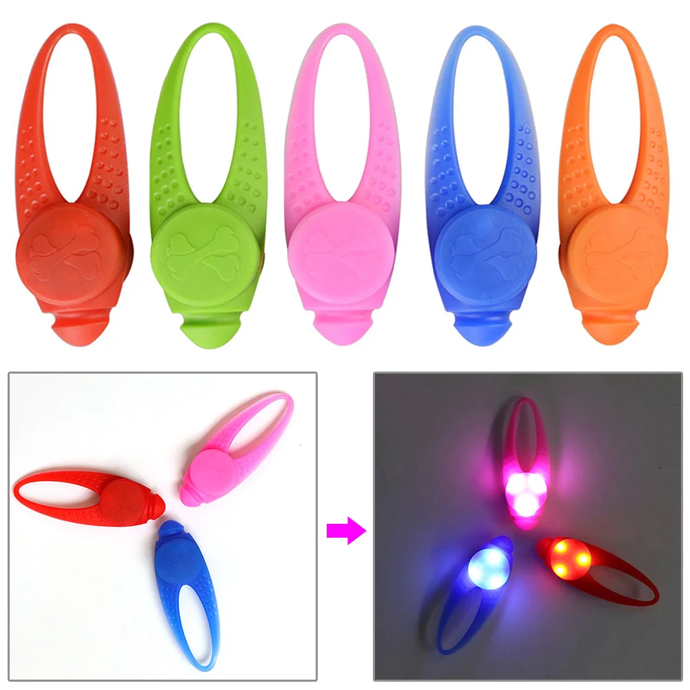 Pet Подвеска ошейсветодио дный светодиодный безопасности мигающий светящийся