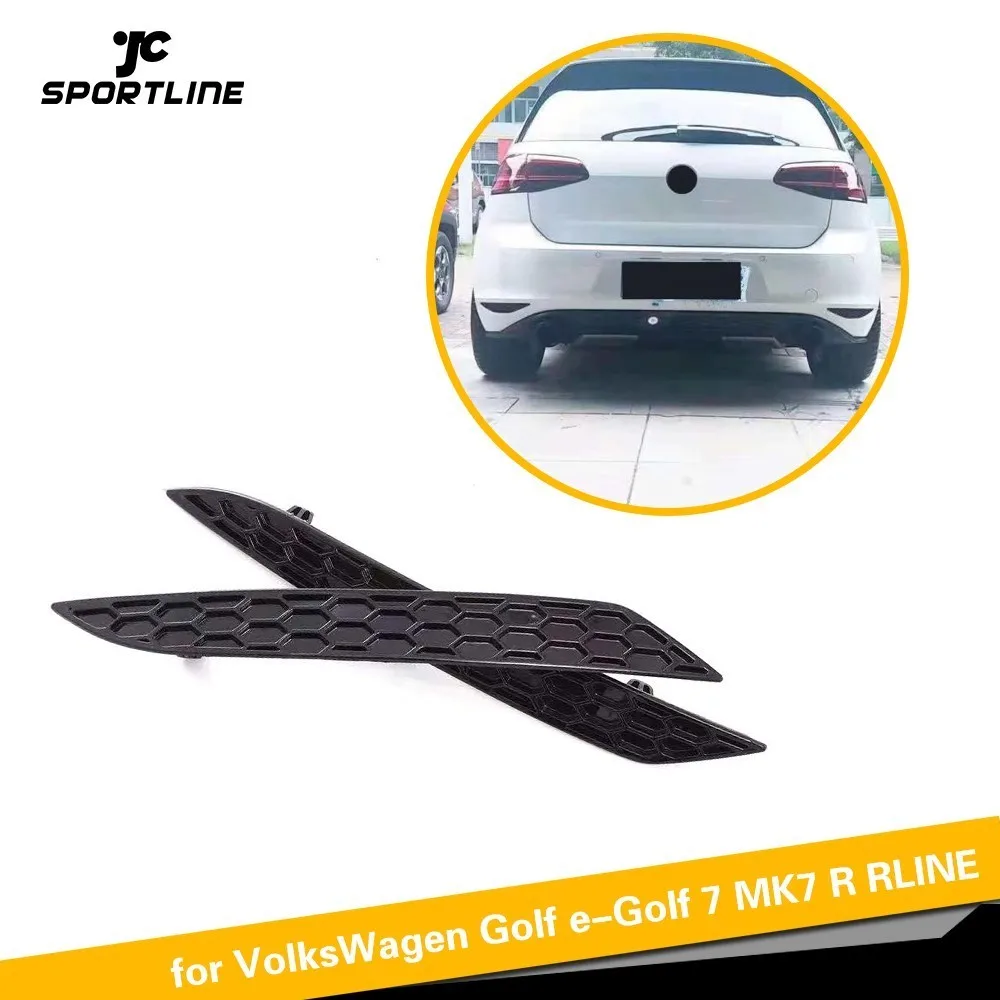 2 шт. отражатели заднего бампера из АБС пластика для Volkswagen VW Golf MK7 7 5 Base GTI R Rline 2014 2018